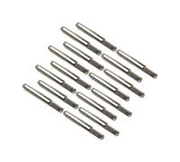 Homoyoyo 16pcs Harp String Pins Metal Fixing Pegs for Lyre and Dulcimer Musical Instruments Silver Colour Sturdy and Easy to Replace Accessories for Harpsichord Tuning