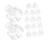 Homoyoyo 16pcs Hydrodermabrasion Facial Machine Tips Set Skin Care Wand Tips for Deep Pore Cleansing Blackhead Removal Microdermabrasion Durable Clean Replacement Heads