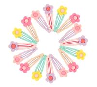 Homoyoyo 16pcs Hyuna Style Hairpin Cute Floral Hair Clips for Girls Candy Flower Hair Accessories for Boys and Girls Bangs Styling Supplies