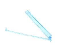 Homoyoyo 18-inch Acrylic Mahjong Pusher and Tile Rack Navy Blue 2-in-1 Mahjong Accessory for American Sturdy Supply for Game Organization and Play