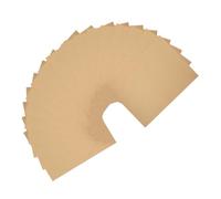 Homoyoyo 18pcs Khaki Braille Writing Paper for Blind People Compatible with Line and Line Braille Boards Embossed Characters Educational Writing Supplies for Schools and Home Use