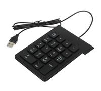 Homoyoyo 19-Key Mechanical Numeric Keypad USB Wired Number Pad for Laptop Compact Portable Keyboard for Financial Data Entry