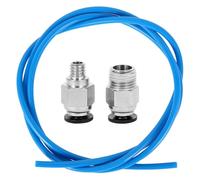 Homoyoyo 1m PTFE Bowden Tube Extruder Kit Pneumatic Connectors for Printers Self-lubricating High Heat Resistance to Reduced Filament Friction and Play