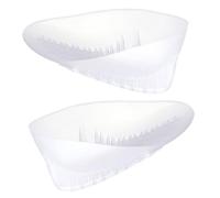 Homoyoyo 1pair Invisible Height Increasing Heel Inserts Soft Sebs Material Cushions for Blister Prevention and Comfort Shaped Design for Men and Women for Sports and Everyday Use