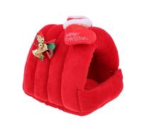 Homoyoyo 1pc Comfortable Hamster House Warm Small Pet Nest for Chinchilla Squirrel and Guinea Pig Provides Cozy Sleeping Cave and Play Area for Cold Days Random Style