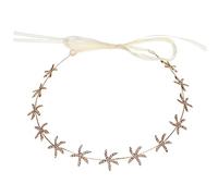 Homoyoyo 1Pc Golden Rhinestone Star Headband Elegant Bridal Headpiece for Weddings Parties Stunning Sea Star Jewelry Hair Accessory for Women for Unforgettable Celebrations
