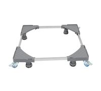 Homoyoyo 1pc Multi-functional Washing Machine Base Stand Lock Wheels Adjustable Fridge Rack for and Drainage Design Prevents and Moisture