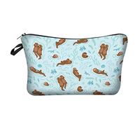 Homoyoyo 1Pc Pattern Makeup Bag Portable Travel Organizer Chic Toiletry Pouch for Cosmetics Wash Essentials for Gifting Friends Family Multi Functional Travel Wash Bag