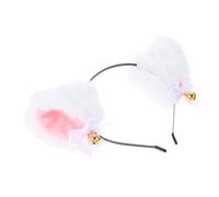 Homoyoyo 1pc Plush Furry Cat Ears Headband Bowknot Cute Decorative Hair Clasp for Women Great for Cosplay Parties and School Plays Soft and Lightweight Design