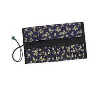 Homoyoyo 1Pc Portable Makeup Brush Organizer Bag Chic Japanese Style Pouch for Travel Capacity Storage for Brushes and Makeup Tools for Makeup Artists and Travelers