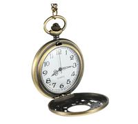 Homoyoyo 1pc Vintage Quartz Pocket Watch Hollow Out Design Retro Chain Watch for Stylish Decoration for Chefs and Dial