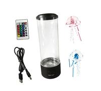 Homoyoyo 1set Led Jellyfish Atmosphere Lamp Remote Control Night Light for Home Bedroom and Party Decoration Sensory Relaxing Mood Lamp Realistic Jellyfish Simulation