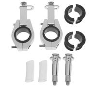 Homoyoyo 1set Motorcycle Handguard Mount Kit for Handlebar Aluminum Alloy Bracket with Easy Installation and Stable Support