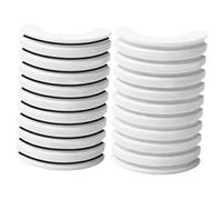 Homoyoyo 2 Boxes Self-adhesive Lash Strips with Transparent Black Resin Rubber Glue Sweat-resistant Eyelash Tape for False Lashes Easy Application Skin-friendly Travel-friendly Compatible