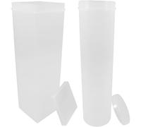 Homoyoyo 2 Pack Biscuit Storage Containers Clear Round Cookie Canister with Lid Airtight Crackers Keeper for Kitchen Counter Biscuit Storage Container for Storing Cookies Snacks and Dry Food