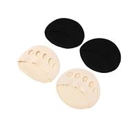 Homoyoyo 2 Pairs Breathable Front Foot Pads for High Heels Five-Toes Cushions Invisible Half-Socks for Women Reusable Soft for Relief and Comfort in Various Shoe