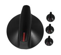 Homoyoyo 2 Pairs Gas Stove Knobs Burner Control Switch Universal Replacement Temperature Control Buttons Compatible Cooktops and Gas Ranges for Kitchen Use