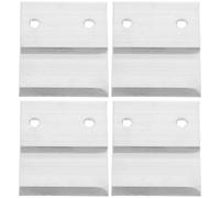 Homoyoyo 2 Pairs Heavy Duty Z-Shaped Aluminum Picture Frame Hangers French Cleat Mounting Brackets for Secure Wall Hanging Suitable for Mirrors Decorative Art and Multiple Photo Frames