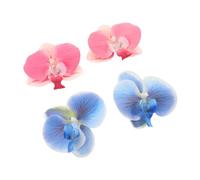 Homoyoyo 2 Pairs Orchid Sandal Decoration Clips for Flip-flops and Heels