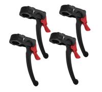 Homoyoyo 2 Pairs Wheelchair Brake Handle Wheelchair Hand Brake Heavy Duty Lock Part Black Plastic