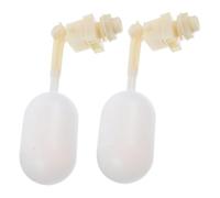 Homoyoyo 2 Pcs Adjustable Plastic Float Ball Valve for Water Tanks Livestock Drinking Bowls Automatic Water Level Control for Pigs Sheep Cattle Aquaculture
