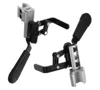 Homoyoyo 2 Pcs Aluminum Wheelchair Brakes Side Mount Hand Lock for Electric and Manual Wheelchairs Easy Operation Mechanical Brake Assembly for Transport Chair Safety in Homes Hospitals