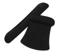 Homoyoyo 2 Pcs Comfortable Memory Foam Keyboard and Mouse Wrist Support Pad Set Ergonomic Skid Design for Enhanced Stability During Gaming and Work for Long Hours at Desk
