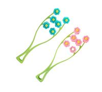 Homoyoyo 2 Pcs Facial Roller Massagers Lightweight Manual Face Roller for Lifting Tightening Slimming Face Neck Arms Calves Durable Wheel Rolling Massage Tool for Enhanced Skin Random Color