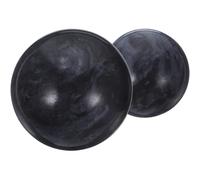 Homoyoyo 2 Pcs Jade Hand Massage Balls for Elderly Black Relief Exercise Stress Therapy Circulation Stimulating Health Balls for Relaxation and Brain Fitness Random Color