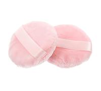 Homoyoyo 2 pcs Reusable Cotton Makeup Sponge Puff Soft Velour Powder Applicator for Foundation Concealer Blusher Highlighter Durable Skin Safe Makeup Tool for Women