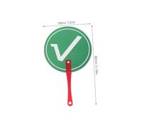 Homoyoyo 2 Pcs True False Voting Paddles Portable Plastic Classroom Feedback Boards with Clear Bold Text High Visibility for Teachers Judges Interactive Event Supplies