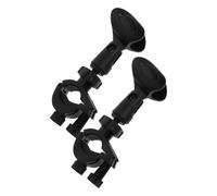 Homoyoyo 2 Pieces Universal Microphone Clip Holder with U-shaped Wireless Mic Clip and Plastic Stand Mic Clamp, Compatible for Live Streaming, Voice Recording, and Stage Use