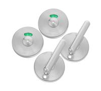 Homoyoyo 2 Set Stainless Steel Door Lock Indicator for Bathroom Partition Hardware Vacant Engaged Privacy Bolt with Clear Status Display Deadbolt Latch for Public Restroom Toilet Partitions