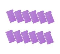 Homoyoyo 2 Sets Binder Dividers with Tabs Light Purple for Loose Leaf Notebooks Smooth Page Turning Index Dividers for Organizing Planners and Notepads