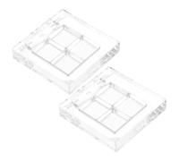 Homoyoyo 2 Sets Empty Eyeshadow Box Refillable Small Palette Makeup Container for Travel Durable and Compact Design for Mixing for Social Gatherings and DIY Makeup