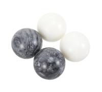 Homoyoyo 2 Sets Marble Rolling Massage Handballs for Stress Relief and Hand Exercise Lightweight Traditional Chinese Balls for Arthritis and Balance Training Smooth Hand