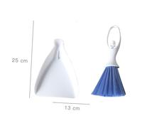 Homoyoyo 2 Sets Mini Broom and Dustpan Cleaning Set Portable Desktop Sweeper for Narrow Spaces Keyboard Laptop with Hanging Material Random Color Random Color