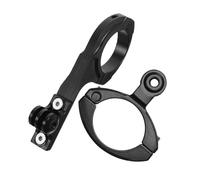 Homoyoyo 2 Sets Motorcycle Phone Mount with Metal O Shaped and Q Shaped Clamps Stable Bike Handlebar Holder for Navigation and Filming Quick Installation for Cycling and Scooters
