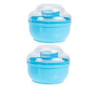 Homoyoyo 2 Sets Powder Puff with Handle and Storage Case for Boy Girl Gentle Puff Absorbs Moisture Portable for Travel and Daily Use Safe for Delicate Skin