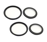 Homoyoyo 2 Sets Replacement Stethoscope Diaphragm PVC Membranes Stethoscope Bell Covers for Adult and Pediatric Use Easy to Replace and Clean
