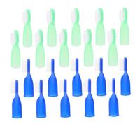 Homoyoyo 20 Pcs Mini Toothbrush Set Soft Bristles Prison Toothbrushes Designed for Gentle Cleaning High Security Facilities Compact for Easy Storage Prevents Self Harm for Psychiatric Wards