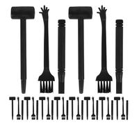 Homoyoyo 20 Sets Kids Archaeology Digging Kit with Hammer And Brush, Educational Dinosaur Excavation Tools for Science Learning And Family Fun