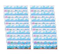 Homoyoyo 20 Sheets Cartoon Border Stickers for Classroom Bulletin Board Ocean Life Theme Cute Stickers Kawaii Animal Themed Border Decorations