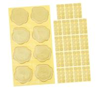 Homoyoyo 20 Sheets Epoxy Wax Seal Stickers with Raised Edges and Precise Engraving Self Adhesive Envelope Seals for Wedding Invitations Birthday Cards Party Decorations and Strong Sticky
