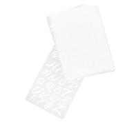 Homoyoyo 20 Sheets Letter Stencils for Painting DIY Crafts Hollow Alphabet Templates for Scrapbooking Wall Wood Reusable Craft Paint Stencils Kit