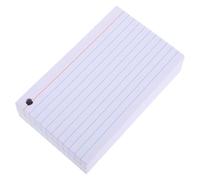 Homoyoyo 200 Sheets Horizontal Ruled Index Cards 3X5 Inch with Holes, Thick Lined Note Paper Flash Cards for School Study, College Supplies, Office and Home Organization