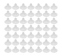 Homoyoyo 200pcs 19mm PVC Suction Cups for Glass, Removable Reusable Sucker Pads for Window, Kitchen, Bathroom, Home Decor and Furniture Protection