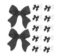 Homoyoyo 200pcs Bow Nail Jewelry Manicure Charms Gems for Nail Art Decorations Women Teen Girls