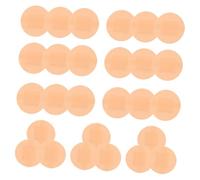 Homoyoyo 200Pcs Breathable Round Wound Bandages Adhesive Patches High Elasticity Conforming Plasters for Bleeding Stop Infection Prevention Daily Wound Care Protection