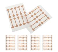 Homoyoyo 200pcs Dumbbell Shaped Aesthetic Nose Strips Made from Elastic Fabric for Invisible Beautification and Refined Contouring Suitable for Use before Makeup and Home Use